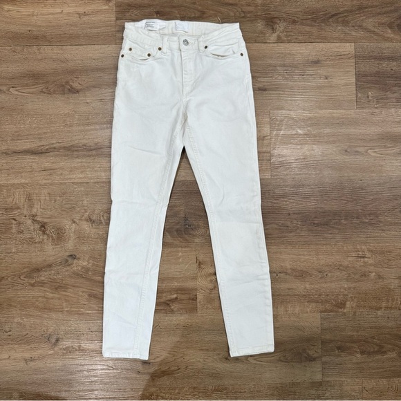 Acne Studios Skin 5 White Denim Vintage Skinny‎ Jeans Size 26 - Picture 3 of 8